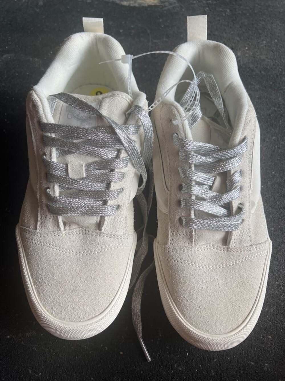 Vans Old Skool Off White Suede Sneakers Size 9